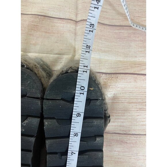 Muk Luks Women's Grey Soft Warm Slipper Booties - 8 - Picture 11 of 13